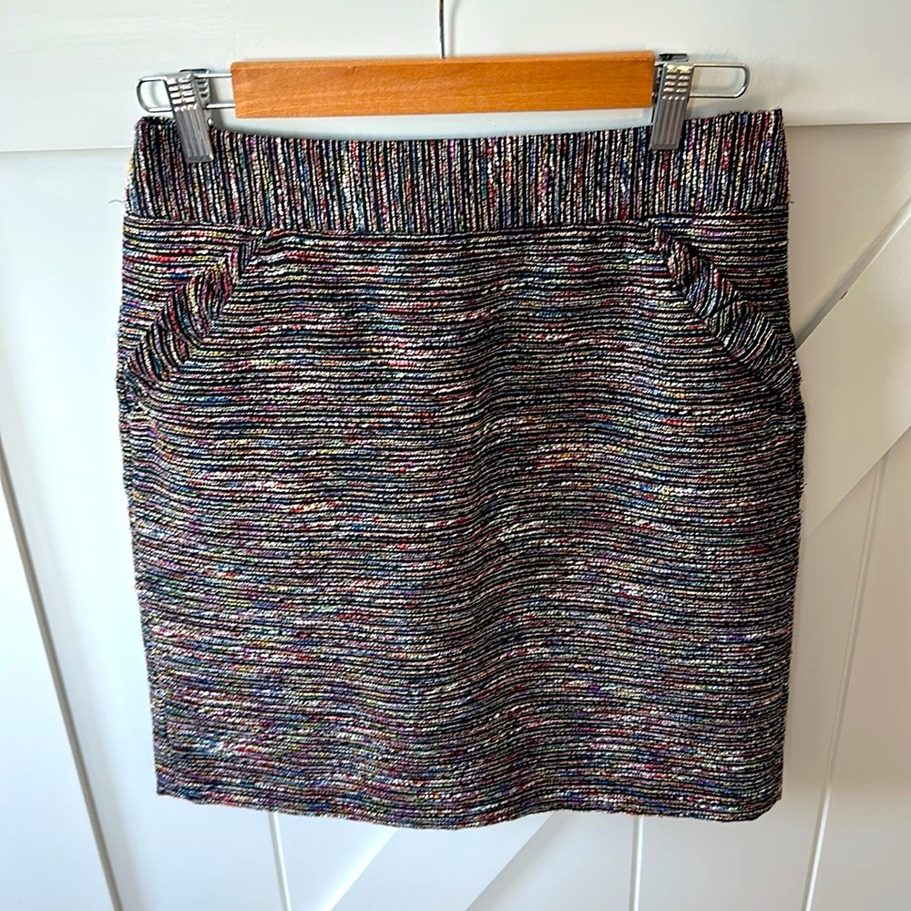 Loft Multicolor Textured Women's Skirt
